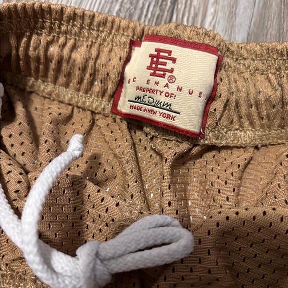Eric Emanuel Gold Shorts Size Medium - Picture 3 of 4